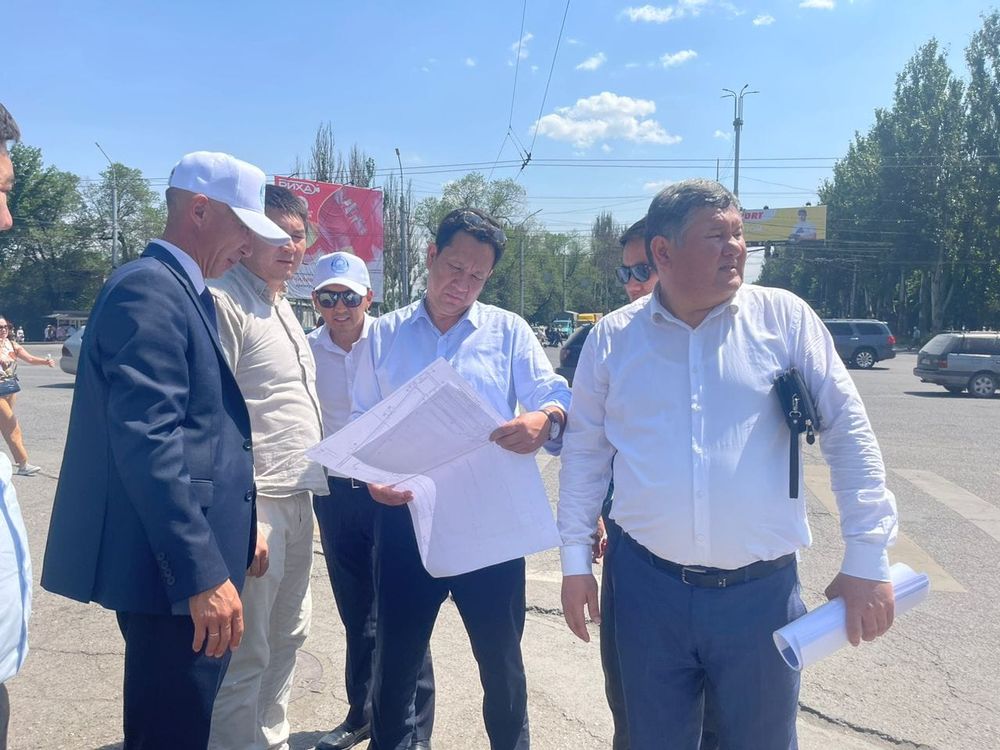 Бүгүн «Бишкекасфальтсервис» Чүй проспектисинин бир бөлүгүн кеңейте баштады – иштердин схемасы изображение публикации