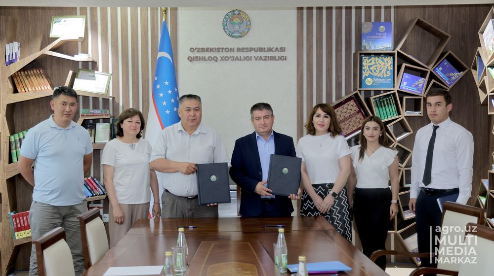 Кыргызстан менен Өзбекстан айыл чарба тармагын өнүктүрүү тууралуу келишимге кол коюшту изображение публикации