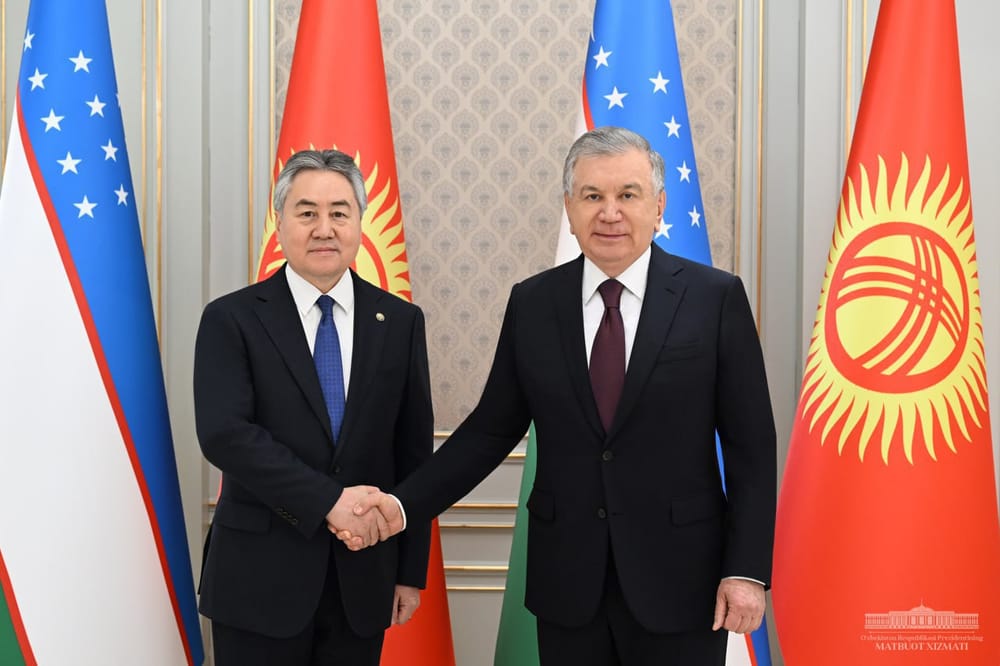 Жээнбек Кулубаев Өзбекстандын президенти менен жолукту изображение публикации