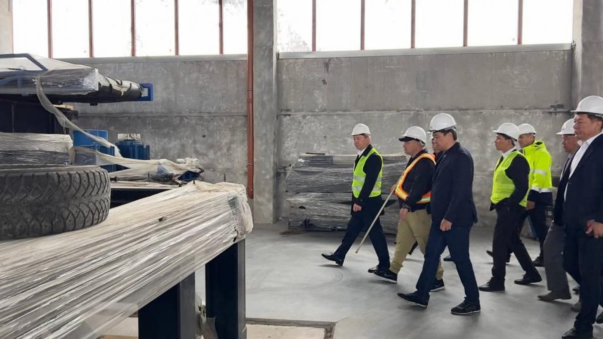 Минкаб Чүй облусундагы өнөр жай объектилерин ишмердигин текшерди