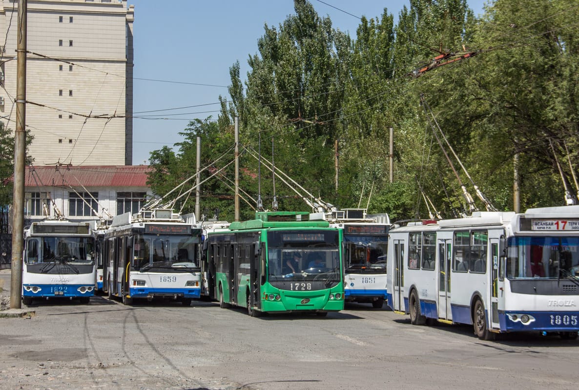Бишкекте троллейбустар толугу менен токтотулду