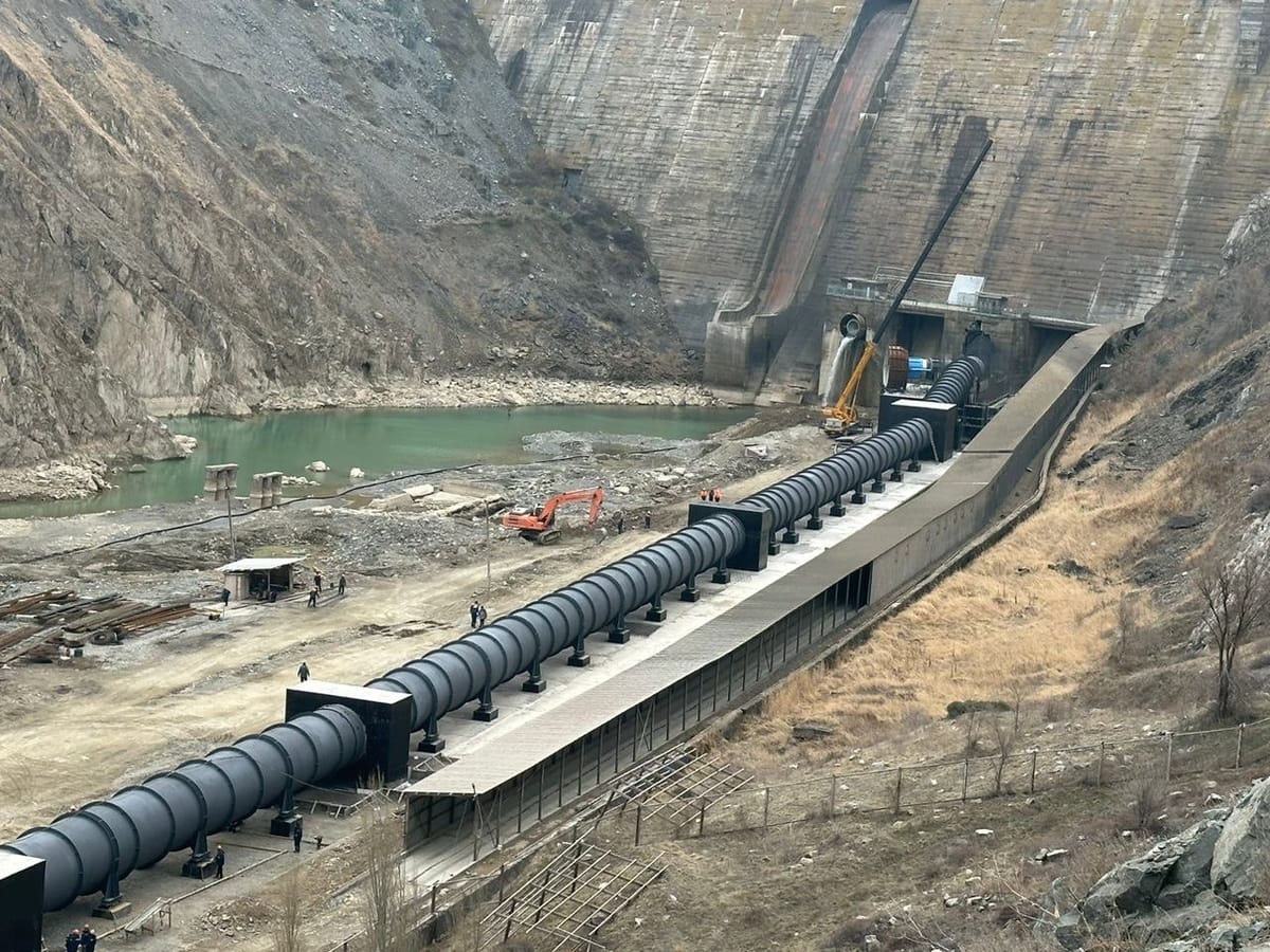 Энергетиктер Бала-Саруу ГЭСтин ачылышына даярданып жатышат