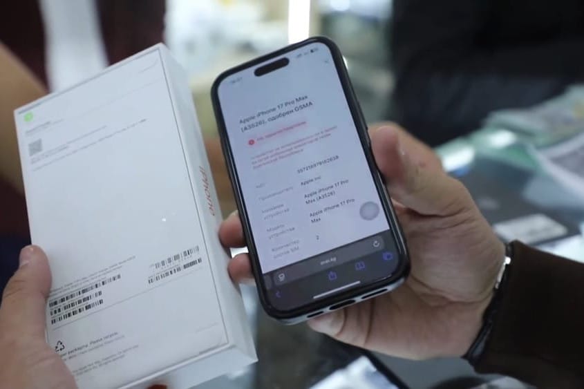 Бишкектеги ири соода борборлорунан мыйзамсыз  уюлдук телефондор табылды