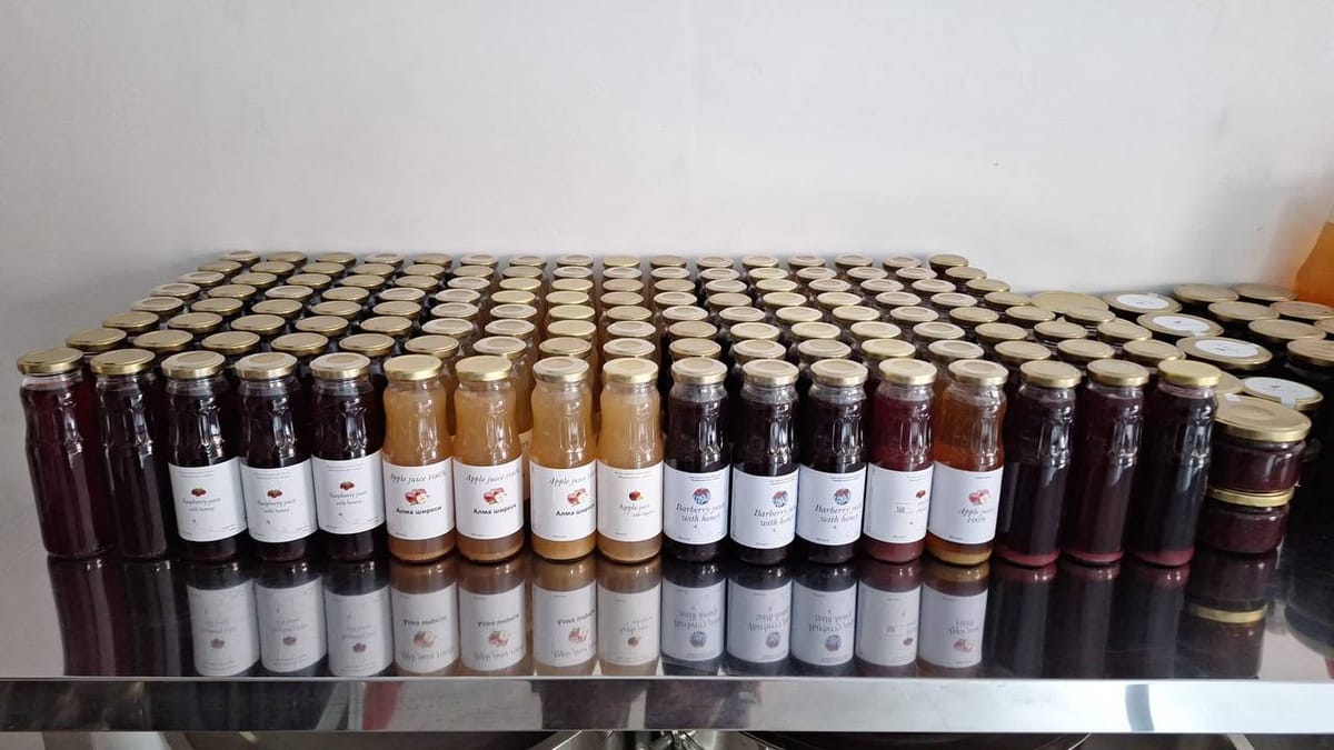 Кадамжайда жемиш ширесин чыгарган завод ачылды