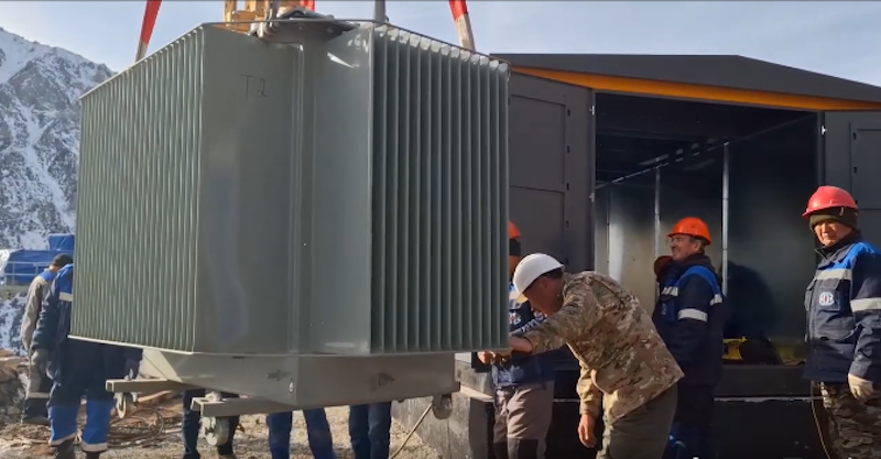 "Ала-Арча" паркындагы жаңы трансформатордун курулушу 95%га аяктады