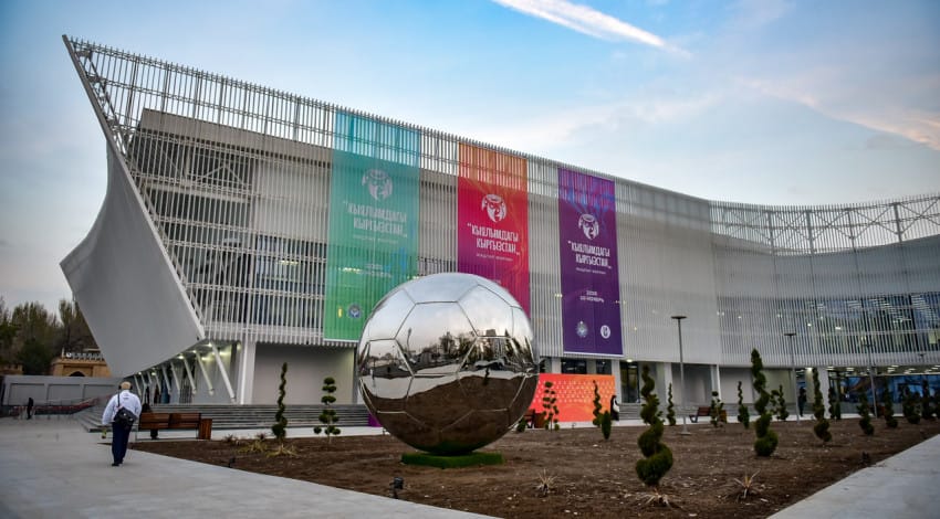 Бишкектеги спорт арена капиталдык оңдоодон кийин кайра эшигин ачты