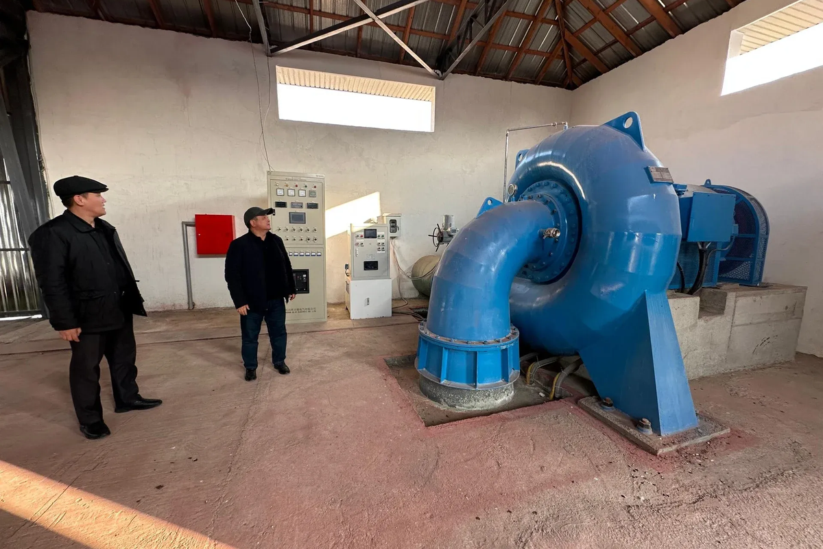 Кадамжайда "Базарбай ата" чакан ГЭСи пайдаланууга даяр болду