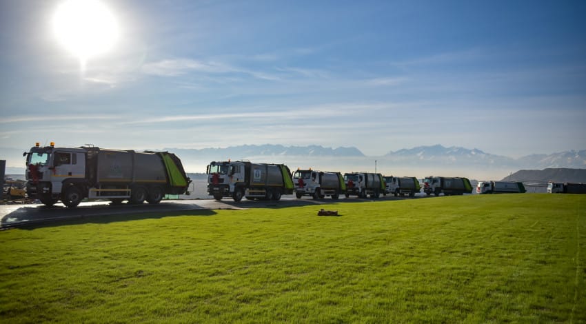 Бишкекте таштандыларды кайра иштетүүчү заводго пилоттук жеткирүү болду