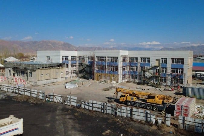 Нарында 261 млн сомго үч кабаттуу мектеп курулууда