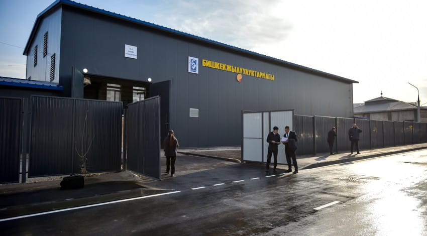 Бишкекте жаңы №3 насостук станция ачылды