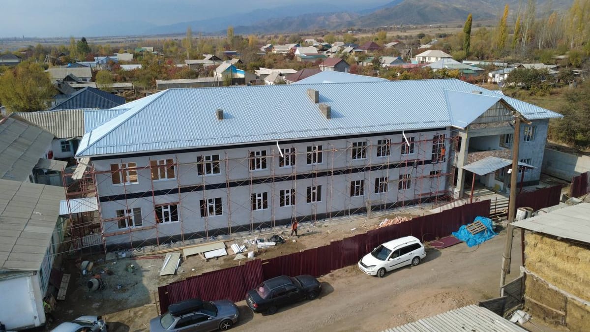 Ысык-Көлдө 150 орундуу мектеп салынып жатат