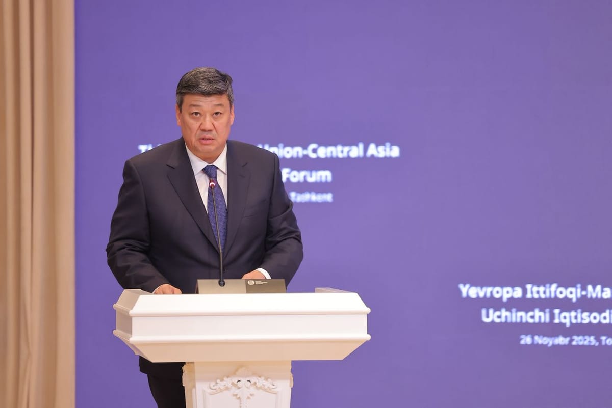 Б.Төрөбаев “Борбор Азия – Европа Биримдиги” экономикалык форумуна катышты