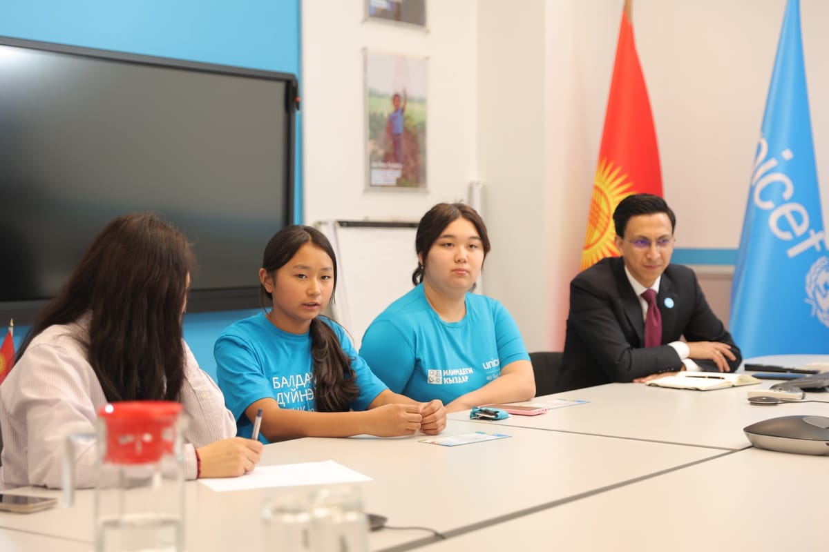 Президенттик администрация менен ЮНИСЕФ "Балдар айтат – 2025" жолугушууларын өткөрдү