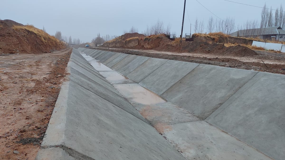 Араван–Ак-Буура каналы реконструкцияланып жатат