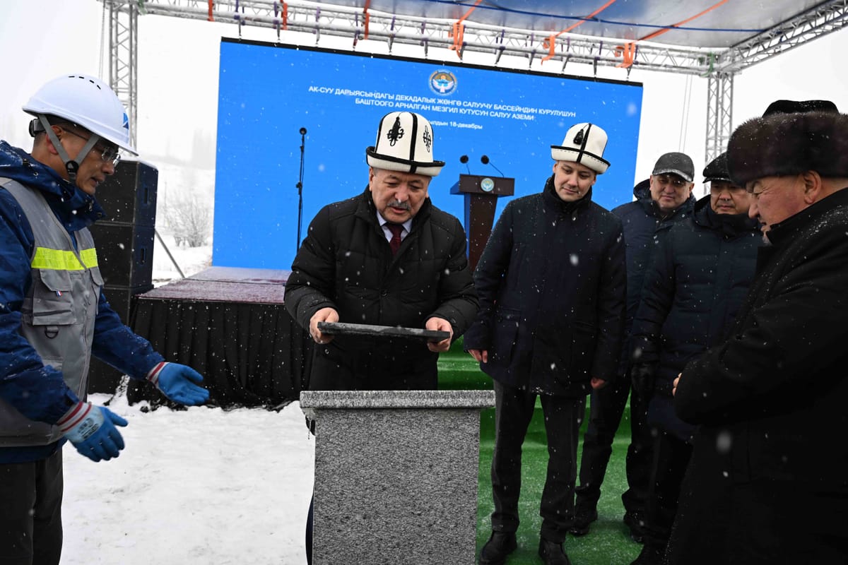 Чүйдө 4,5 млн куб метрдик жаңы декадалык бассейндин курулушу башталды