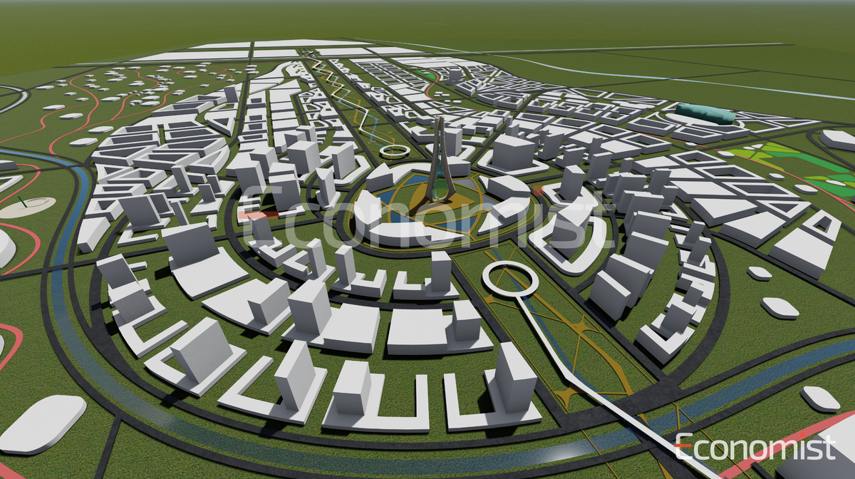 Асман шаарынын долбоору Шанхай жана Нанкин шаарларында инвесторлорго тааныштырылды