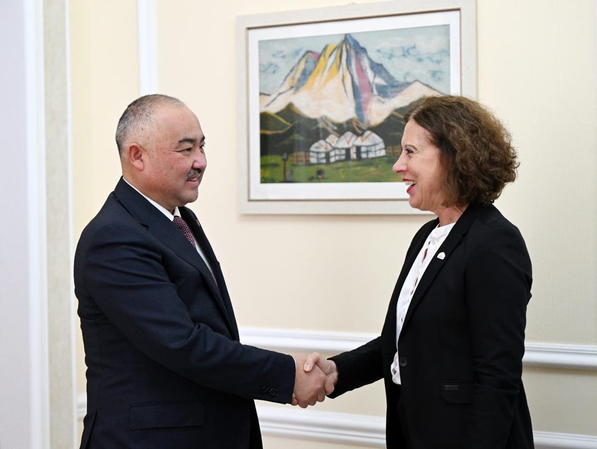 ЖК Төрагасы БУУнун Кыргызстандагы туруктуу координаторун кабыл алды