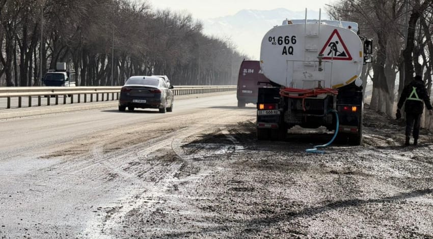 Аэропорт трассасында жолду булгаган компаниялар жоопкерчиликке тартылды