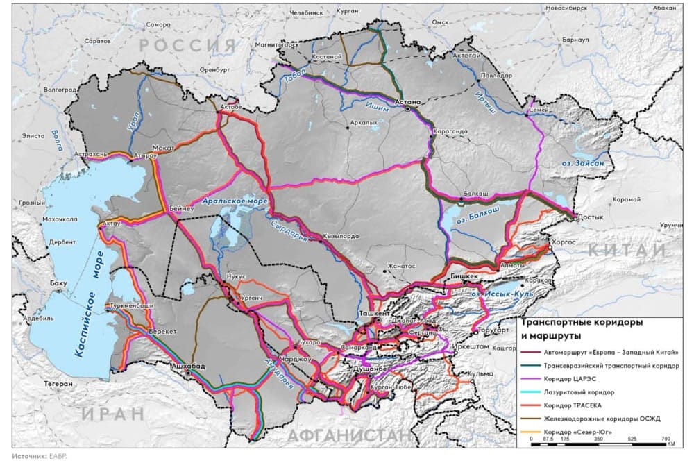ЕАЭБде транспорттук коридорлорду өнүктүрүү уланып жатат