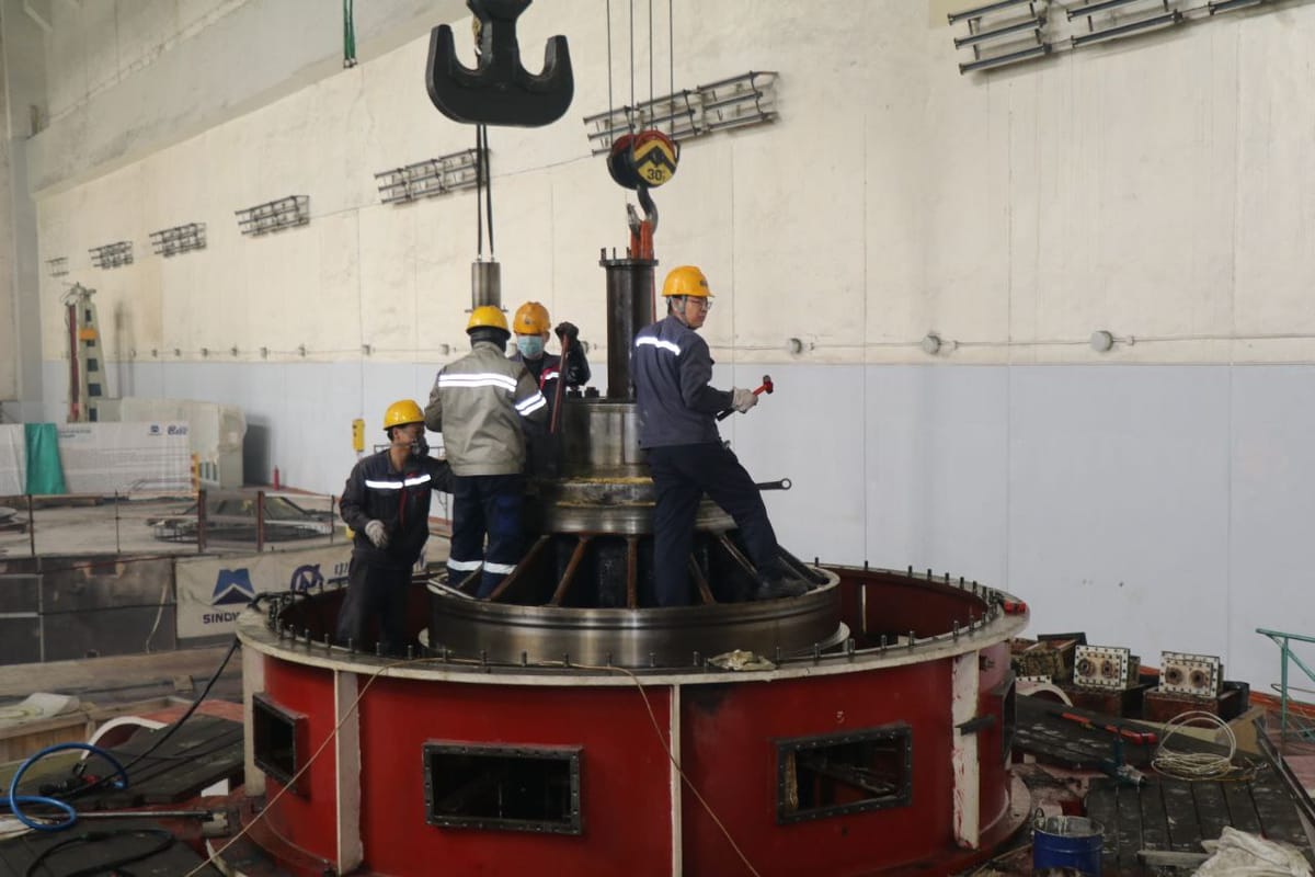 Үч-Коргон ГЭСинде №1 жана №2 гидроагрегаттар реконструкцияланууда