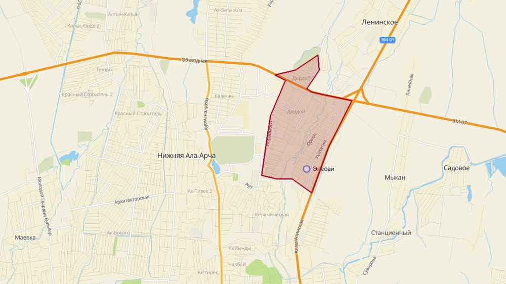 "Энесай" менен "Дордой" жаңы конуштарынын ортосунда 20 гектар аянттагы парк ачылат