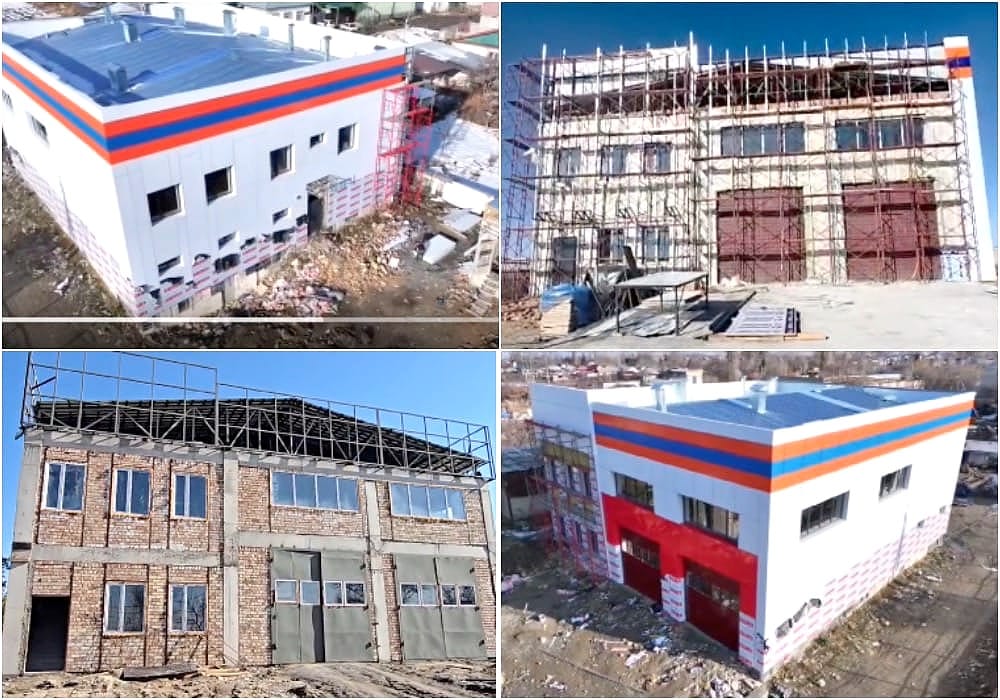 ӨКМ 12 жаңы өрт-куткаруу бөлүгүнүн имаратын куруп жатат