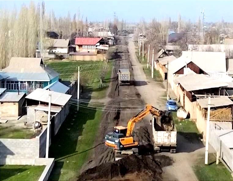 Манас – Багыш багытында 4 тилкелүү автожол курулууда