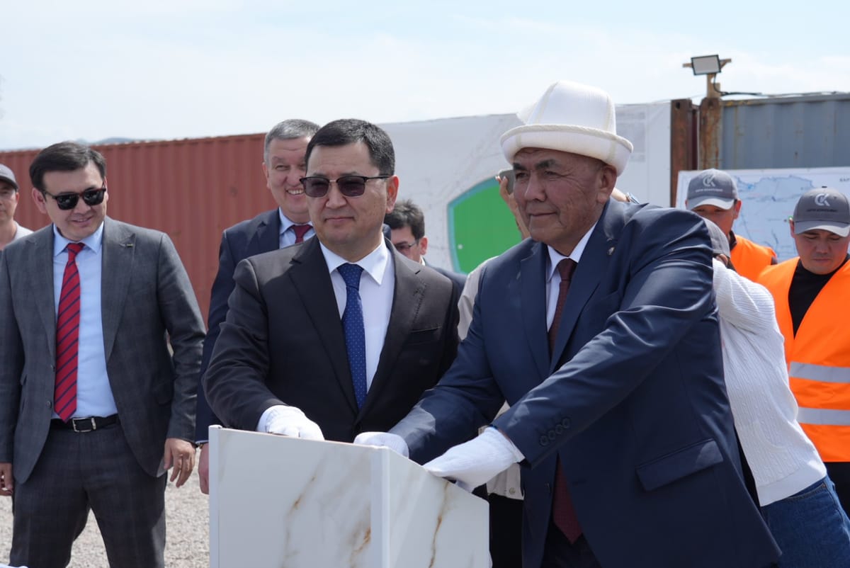 Ысык-Ата районунда декадалык суу сактагычтын курулушу башталды