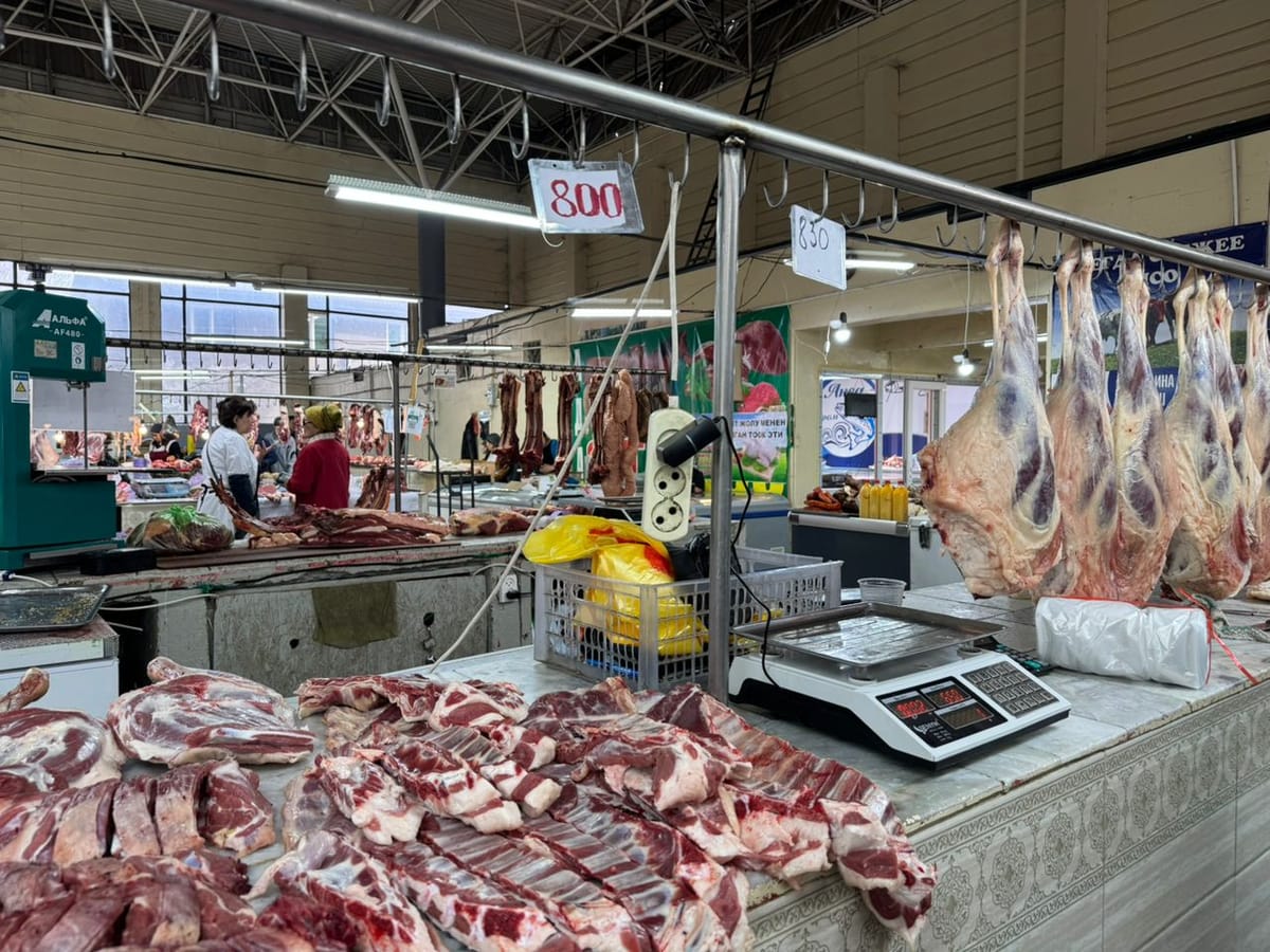 "Орто-Сай" базарында баалар текшерилип, мыйзам бузуулар аныкталды