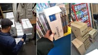 Салыкчылар Аламүдүн базарынан 11.7 миң куту контрафакттык тамеки тартып алды изображение публикации