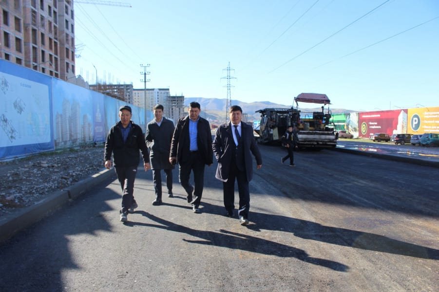 Курулуш компаниялар Бишкектин түштүк тарабындагы көчөсүн курулушун аяктап жатышат