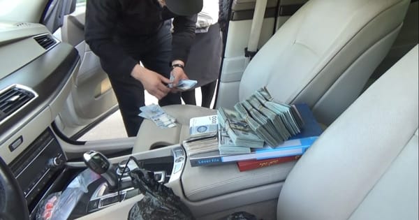 Фармацевтикалык ишкананын директору 17 млн сомдон ашык салыкты жашырып пара берип жаткен жеринен кармалды