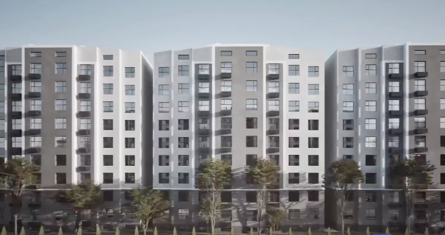 Таласта 9 кабаттуу үйлөрдүн курулушу башталды