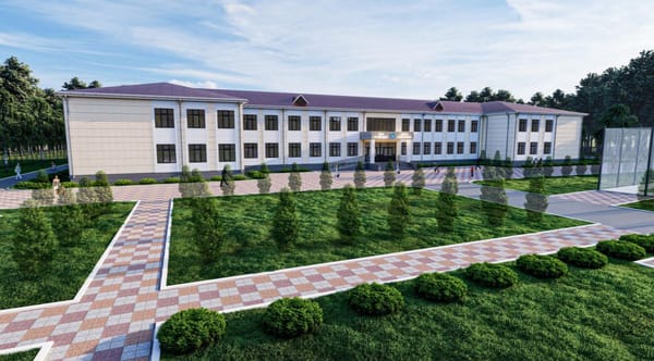 Оштун Чапаев айылында 375 орундуу жаңы мектептин курулушу башталды