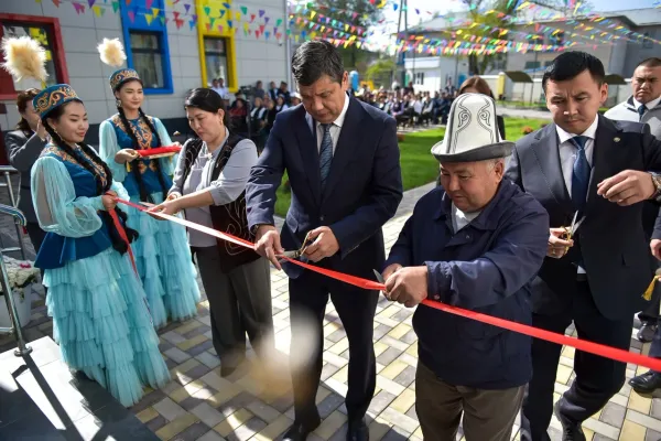 Бишкекте жаңыланган "Баластан" бала бакчасы ачылды