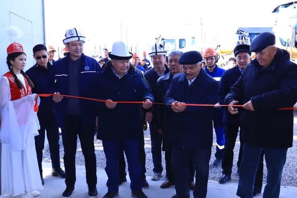 Кечээ Кочкор районунда темирбетон мамыларын чыгара турган ишкана ачылды