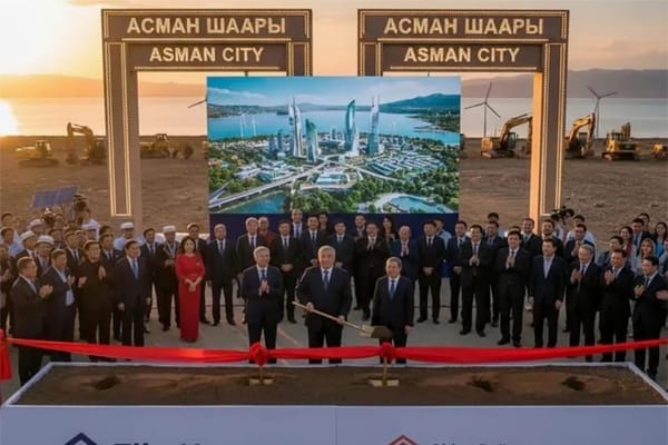 Асман шаарынын курулушу расмий башталды