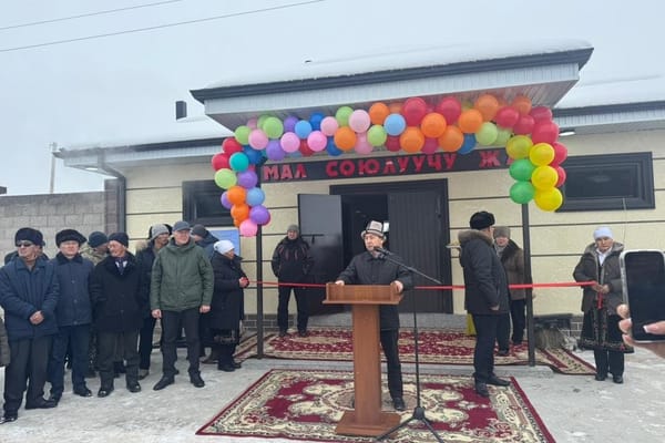 Ак-Талаа районунда 220 бодо мал, 1500 ткой, эчки бордой турган комплекс ачылды