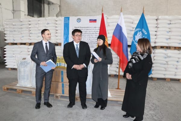 Кыргызстанга Россиядан 1 147 тоннага жакын гуманитардык жардам келди