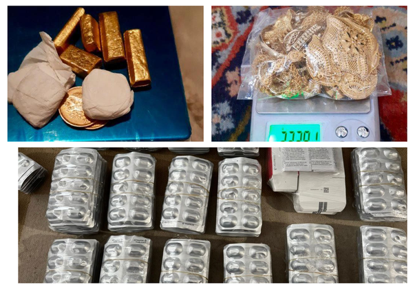 Түркиядан Кыргызстанга мыйзамсыз киргизиле турган алтын буюмдар кармалды