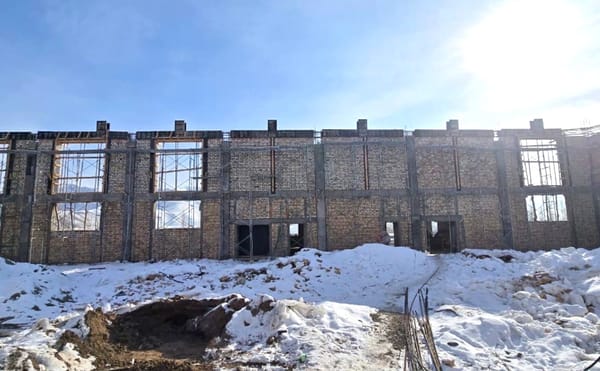 Алайдын Арпа-Тектир айылына 58 млн сомго спорт комплекс салынууда