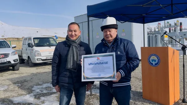 Кожо-Арык айылында кубаттуу электр чордону орнотулду