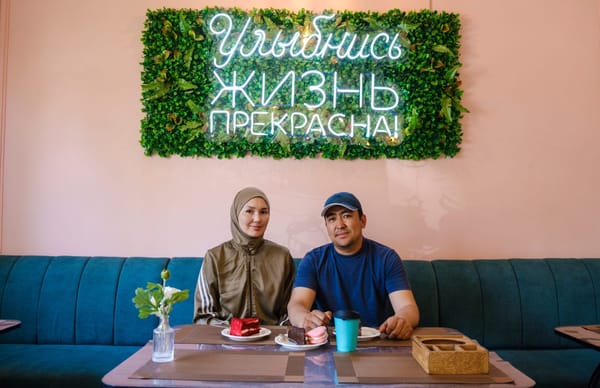 Мекенинде бизнес ачыш үчүн четте иштеген Саринжи Нурдинбаев