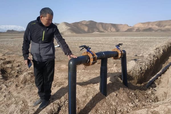 Токтогул районунда 30 гектар жерге тамчылатып сугаруу системасы орнотулуп жатат