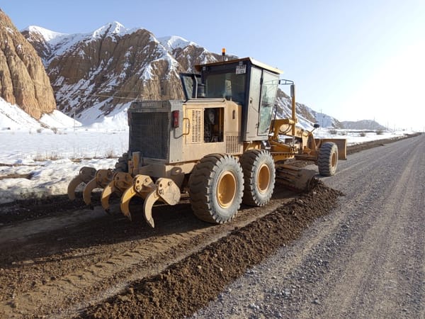 Өлкөдө автожолдорду калыбына келтирүү иштери уланууда