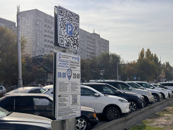 Бишкекте унаа токтотуучу жайлар эми саатына жараша эсептелеби?