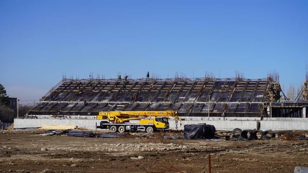 Таласта 5 миң орундуу эл аралык деңгээлдеги стадион курулуп жатат