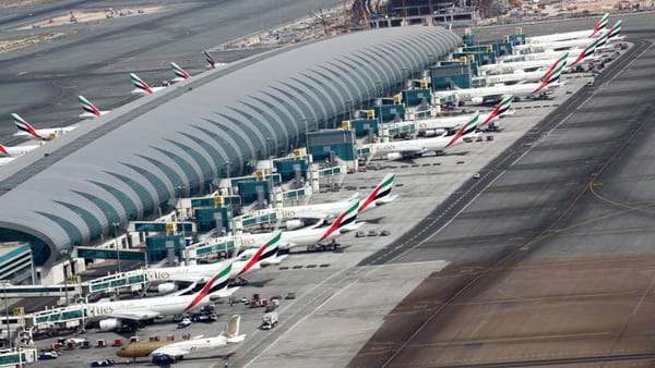 Дубай аэропорту  ишин убактылуу ишин токтотту