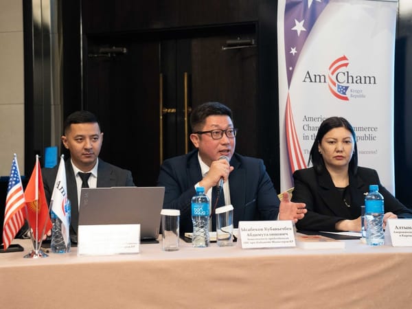 Салык кызматынын өкүлдөрү бизнес-жолугушууга катышты