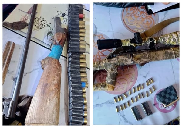 Тоң районундагы рейдде мыйзамсыз сакталган курал-жарактар аныкталды